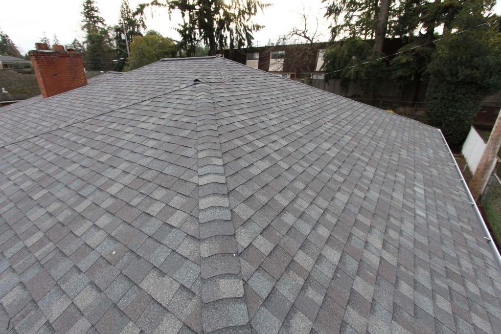 gray composition roof
